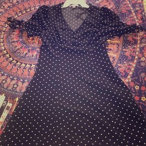Vintage style polka dot dress